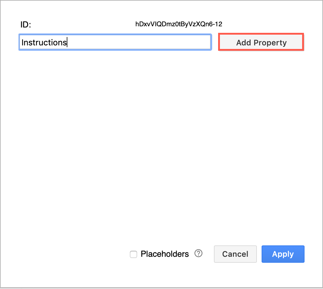 Add a custom property to the shape's metadata