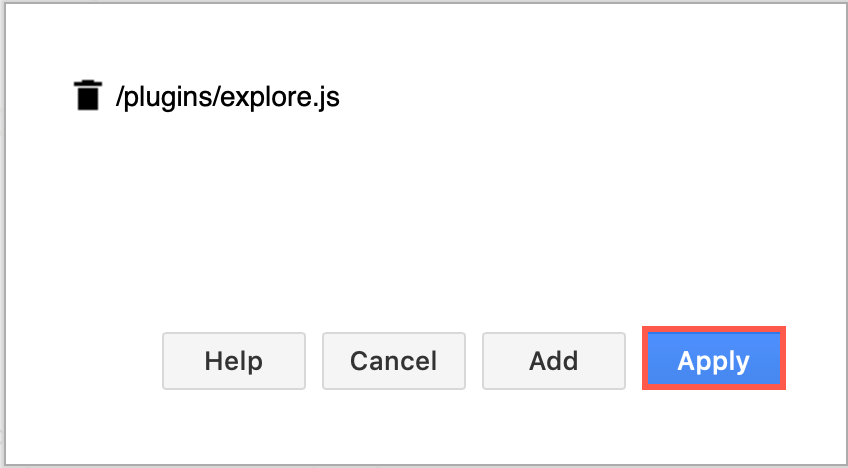 Add the explore plugin