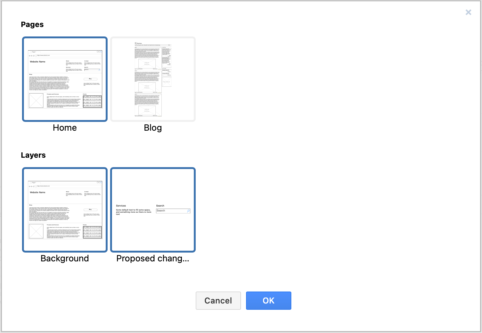 Customise which page and layers should be displayed in your Confluence Cloud page via the draw.io Viewer Settings in the Diagram tab