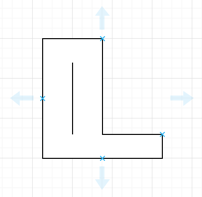 Connection points have been added to the custom shape