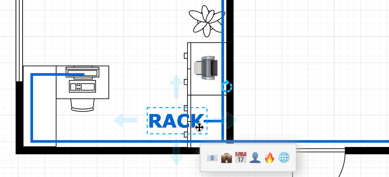 You can use emoji in text labels and tooltips in diagrams.net