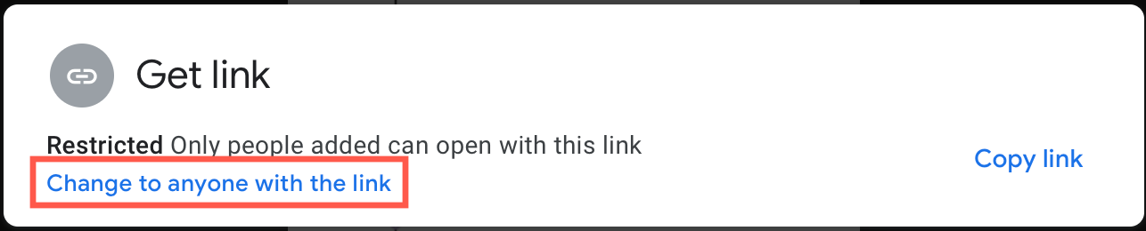 Change the sharing permissions to public so you can publish a link to the diagram file stored on Google Drive