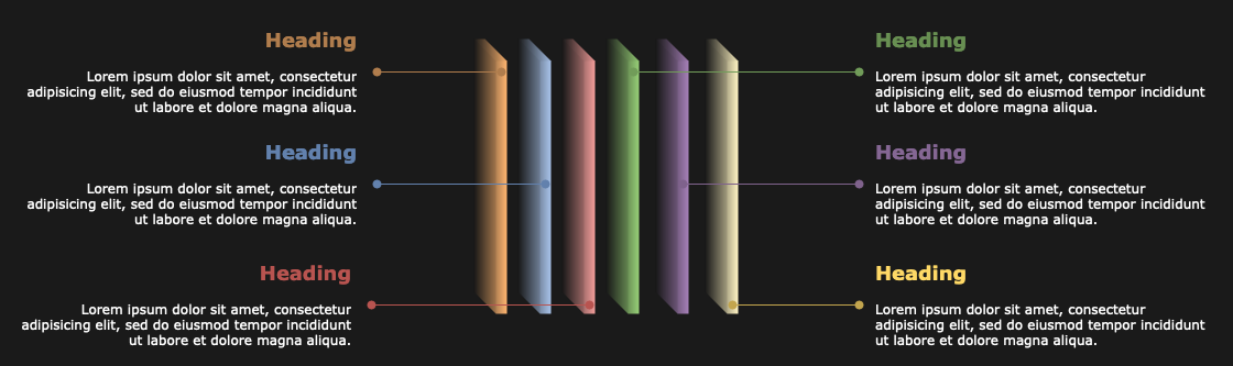 Set the connector shape to curved and pull out the middle waypoint