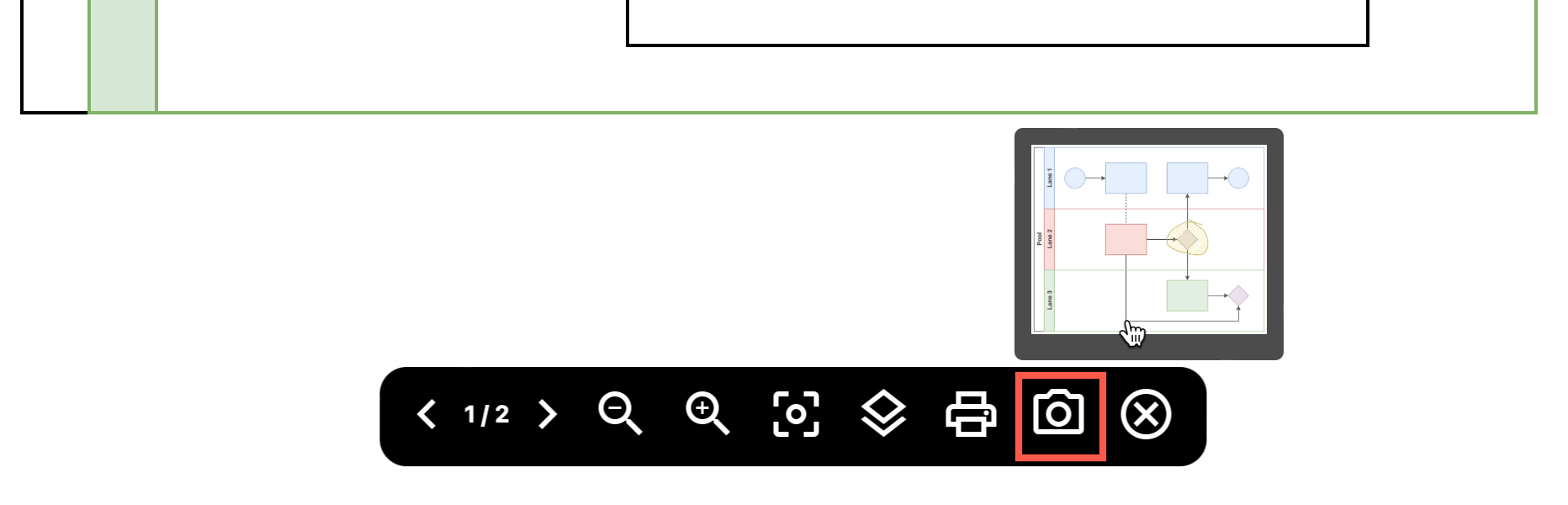 Export the draw.io diagram from the lightbox viewer in Jira Cloud