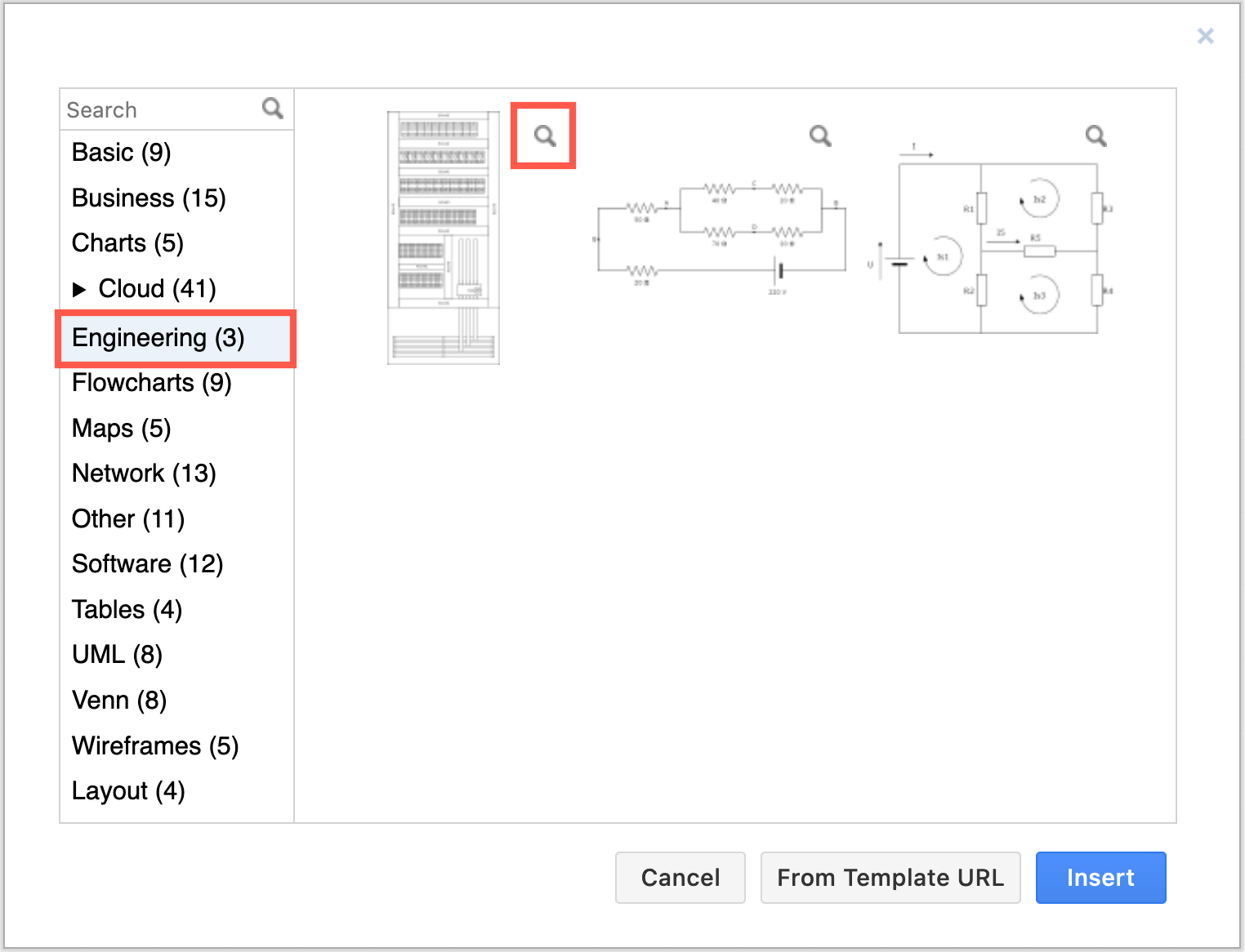 Arista rack diagram template in diagrams.net