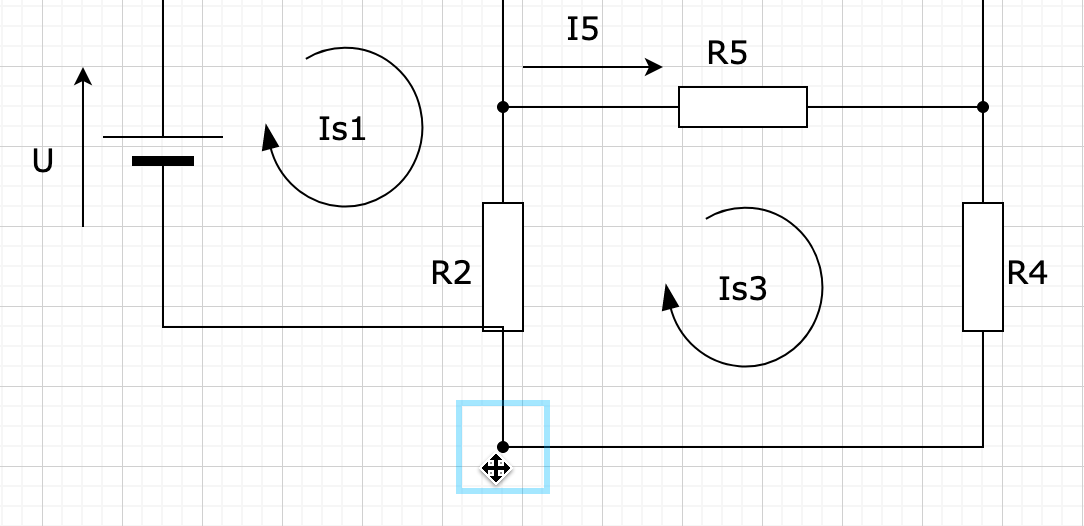 Drop the connector on the waypoint shape when it is highlighted in blue to form a floating connector