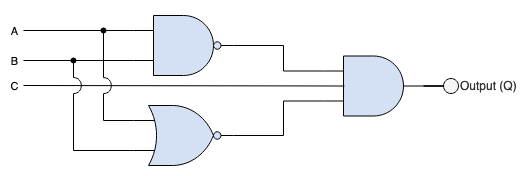 Use waypoint shapes in diagrams.net to show contact points and enable line jumps to see where wires pass each other without connecting